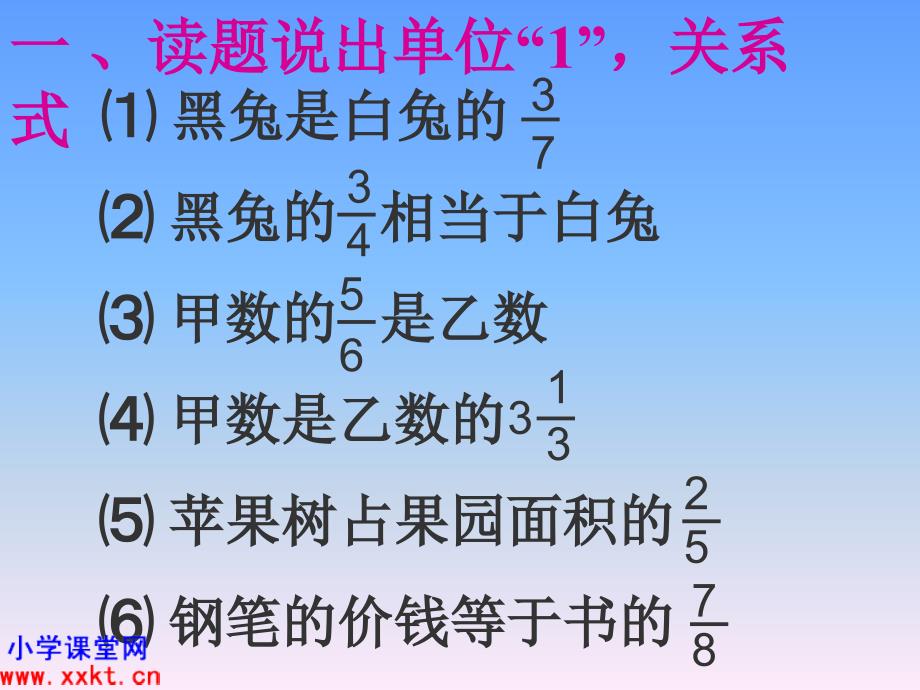 人教课标版数学六年级上册《分数除法应用题》PPT课件之一_第4页