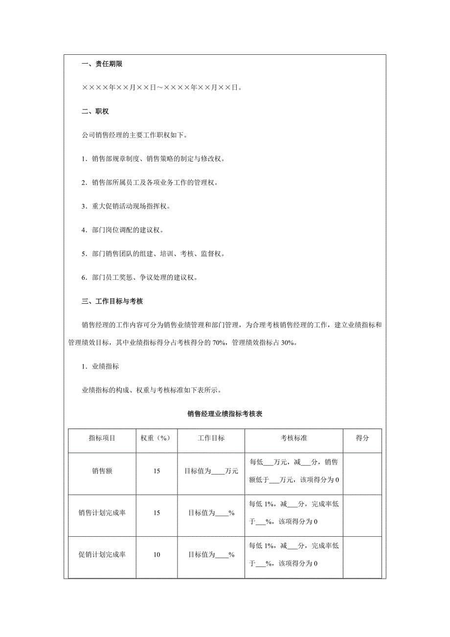 2023年经理级人员考核指标量化与方案设计_第5页