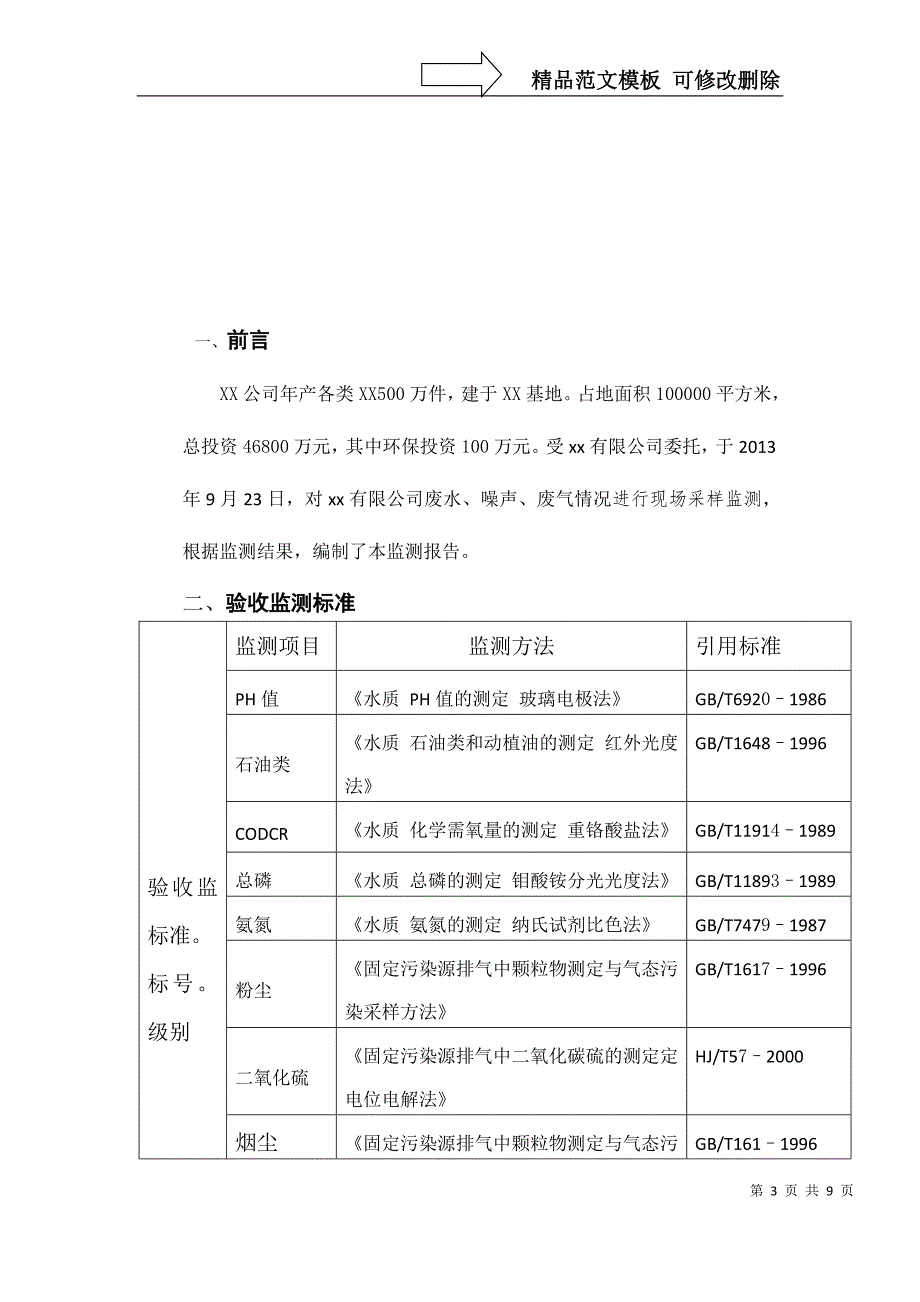 环境监测报告废水废气噪声监测验厂用_第3页