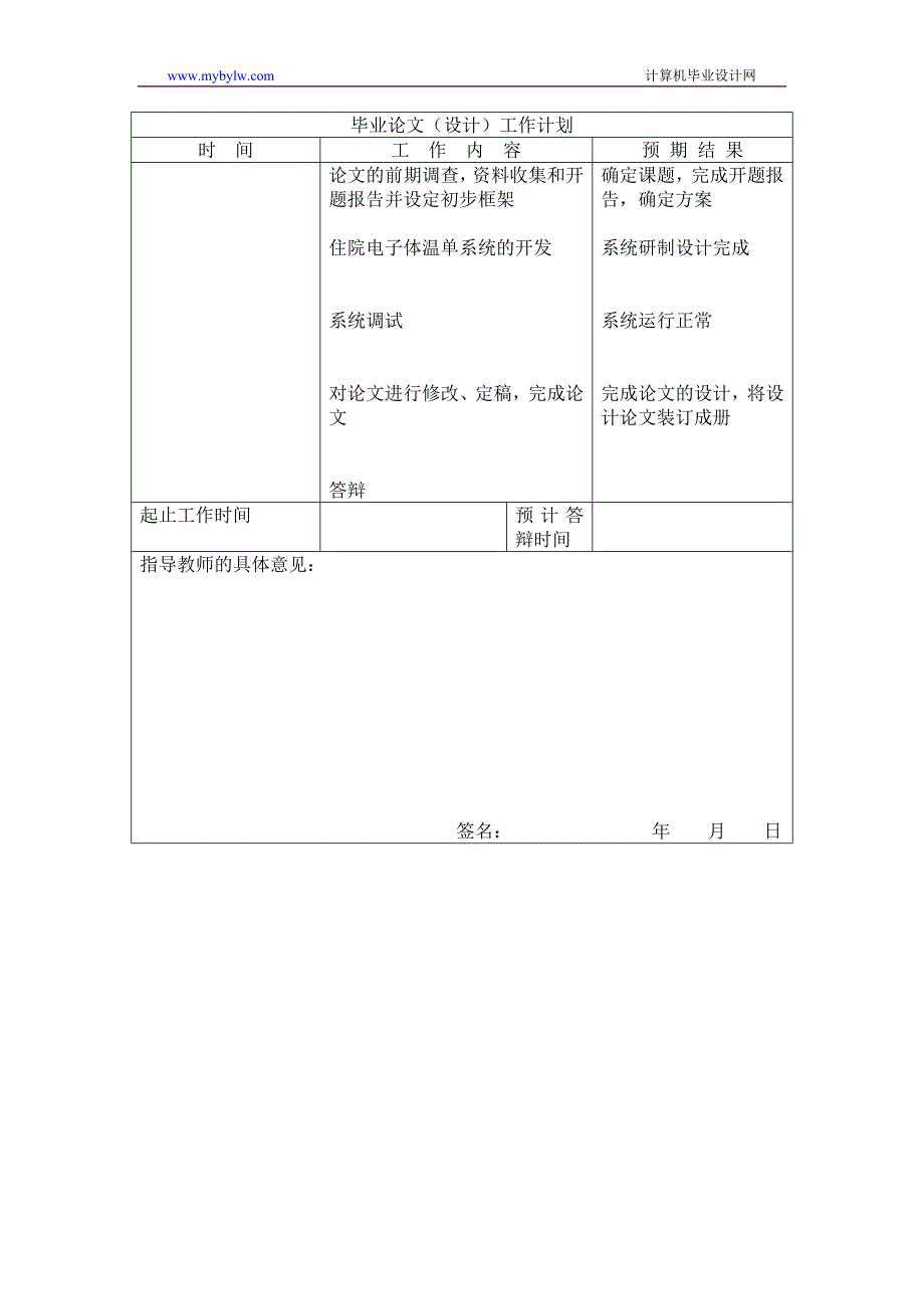 住院病人电子体温单系统（精品）_第4页