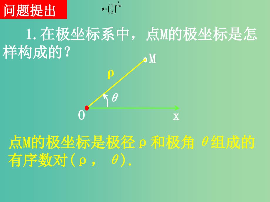 高中数学 第一章 第三节 简单曲线的极坐标方程 1.3.3简单曲线的极坐标方程课件 新人教版选修4-4.ppt_第2页