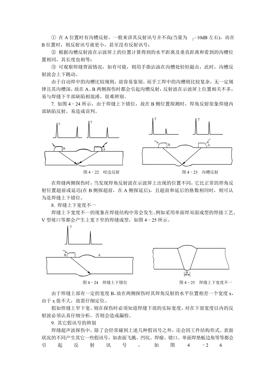 焊缝超声波探伤(第六节假讯号(非缺陷讯号)的判别_第3页