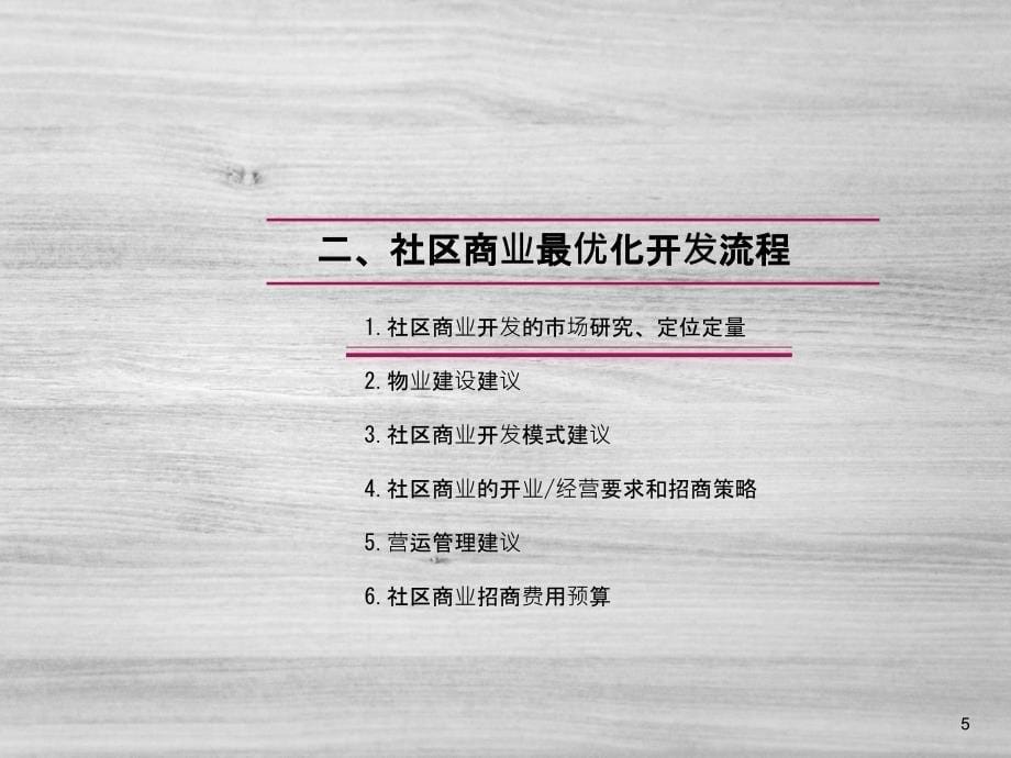 社区商业研究及开发建议与社区商业招商建议_第5页