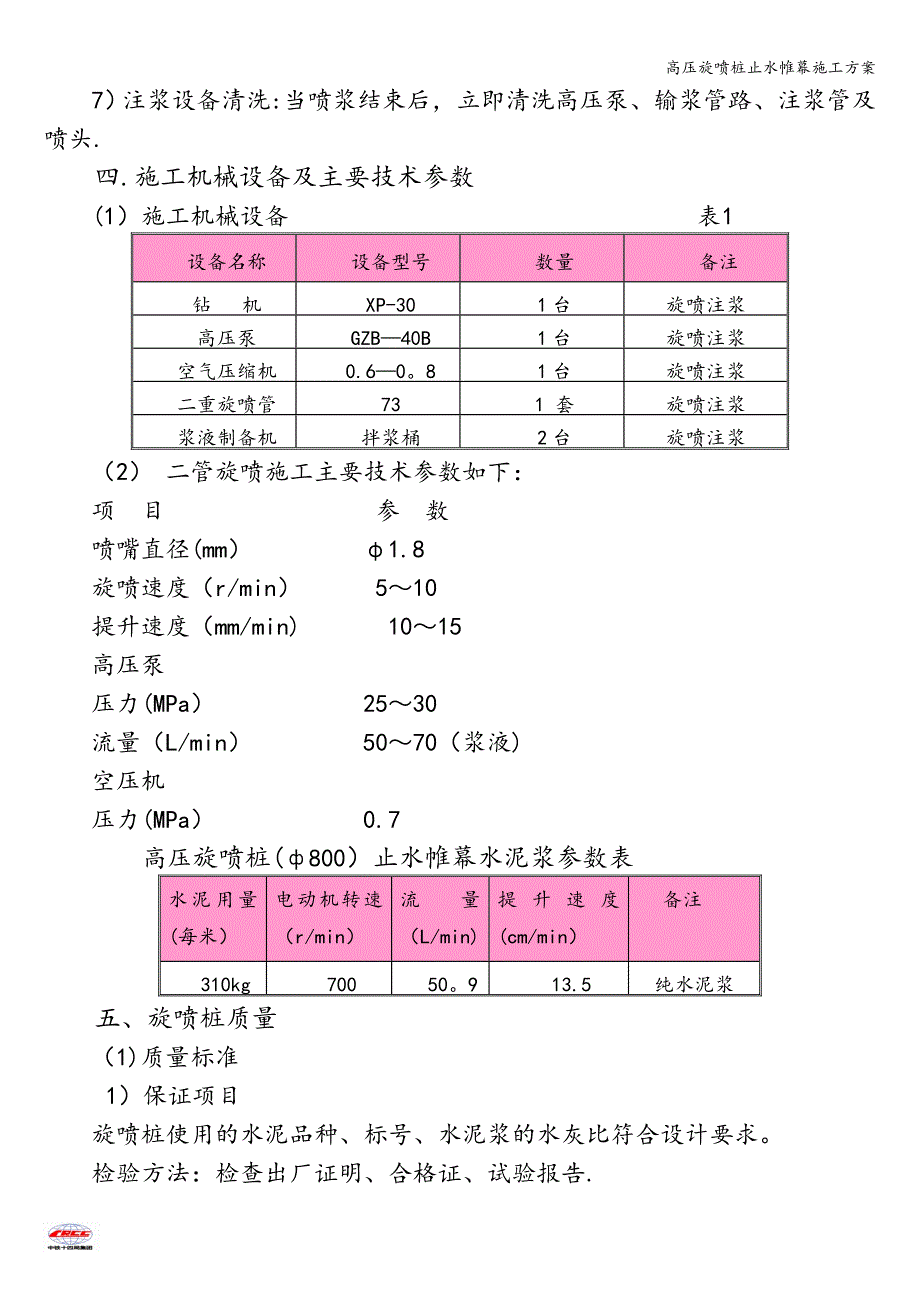 高压旋喷桩止水帷幕施工方案.doc_第3页