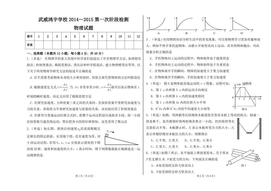 2013～2014学年第一学期期中试卷.doc_第1页