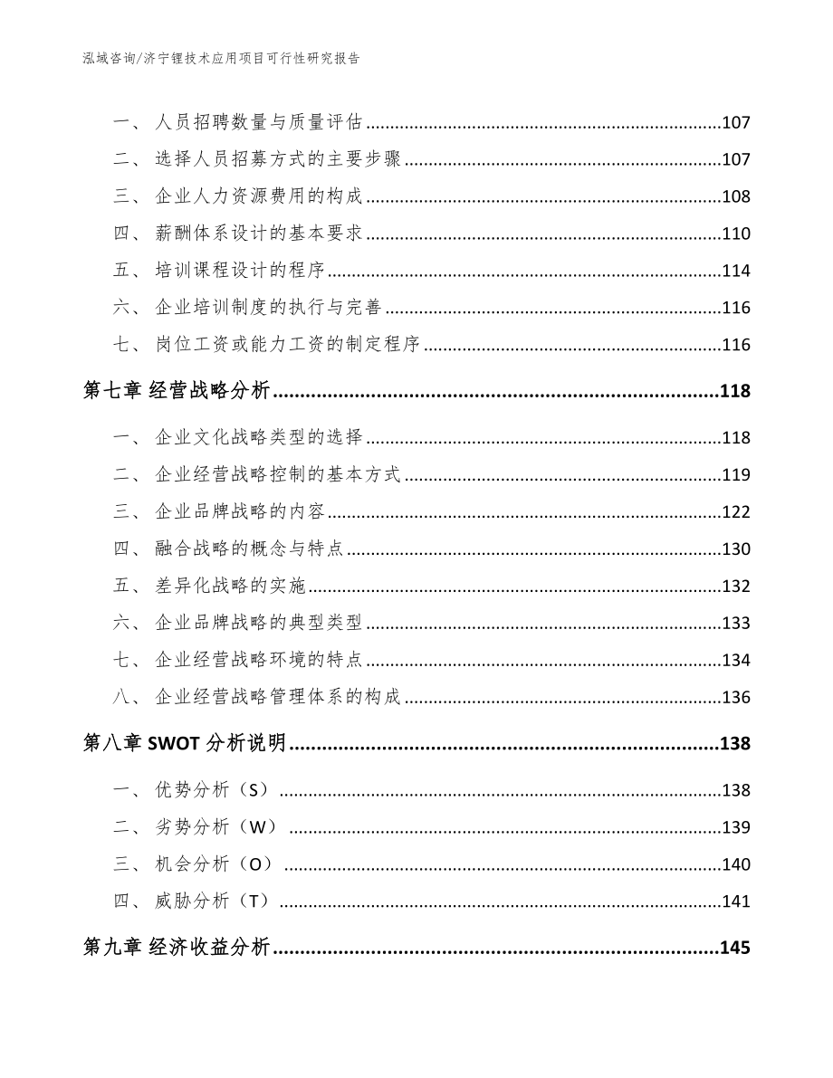 济宁锂技术应用项目可行性研究报告_范文模板_第3页