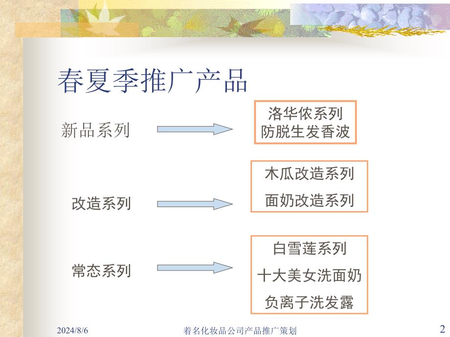 着名化妆品公司产品推广策划课件_第2页