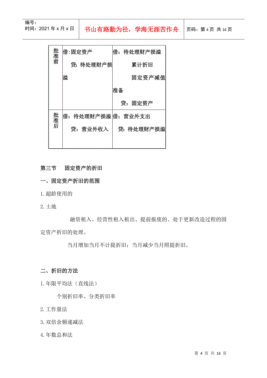 4第四章固定资产及其他资产(doc 15)_第4页