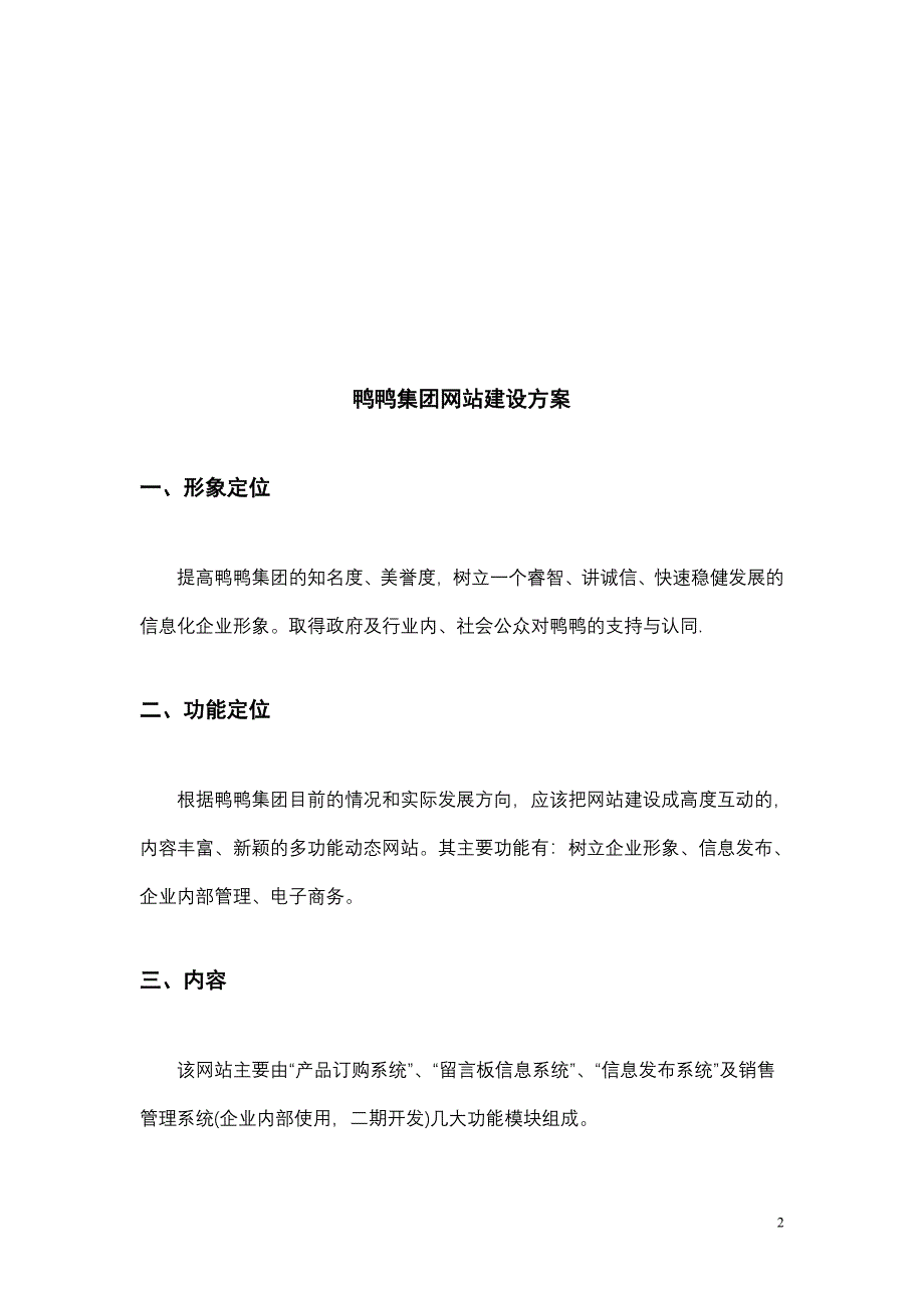 鸭鸭集团网站建设方案.doc_第2页