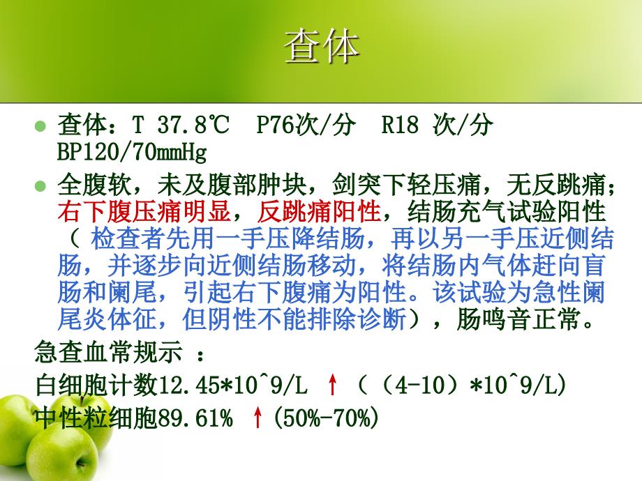 急性阑尾炎个案护理查房ppt参考课件_第3页