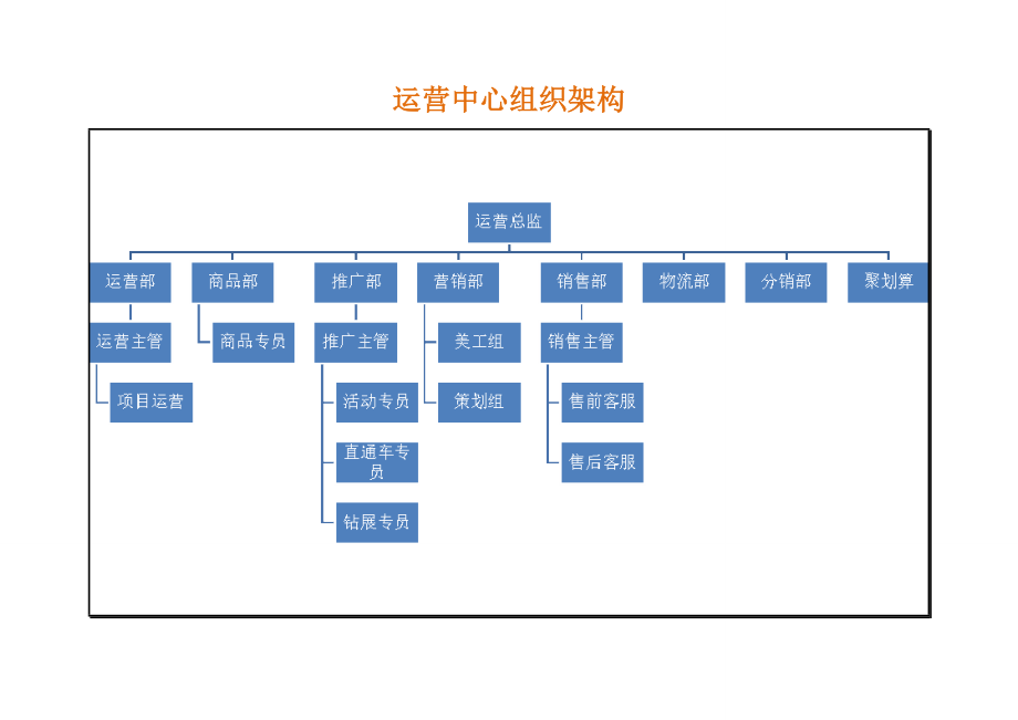 电子商务运营部企业组织结构及岗位职责_第3页