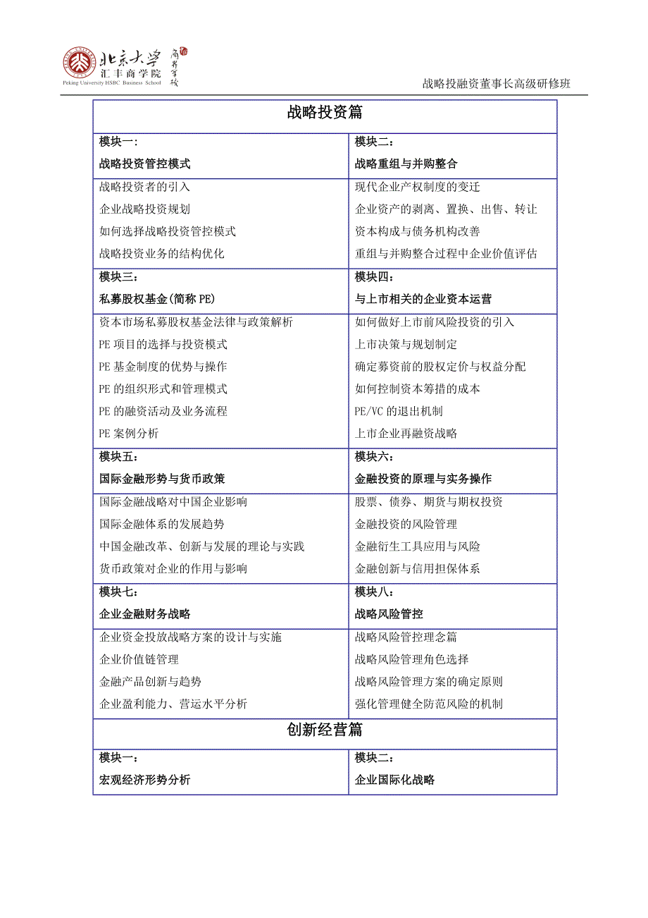 北京大学战略投融资董事长班招生简章网络.doc_第3页