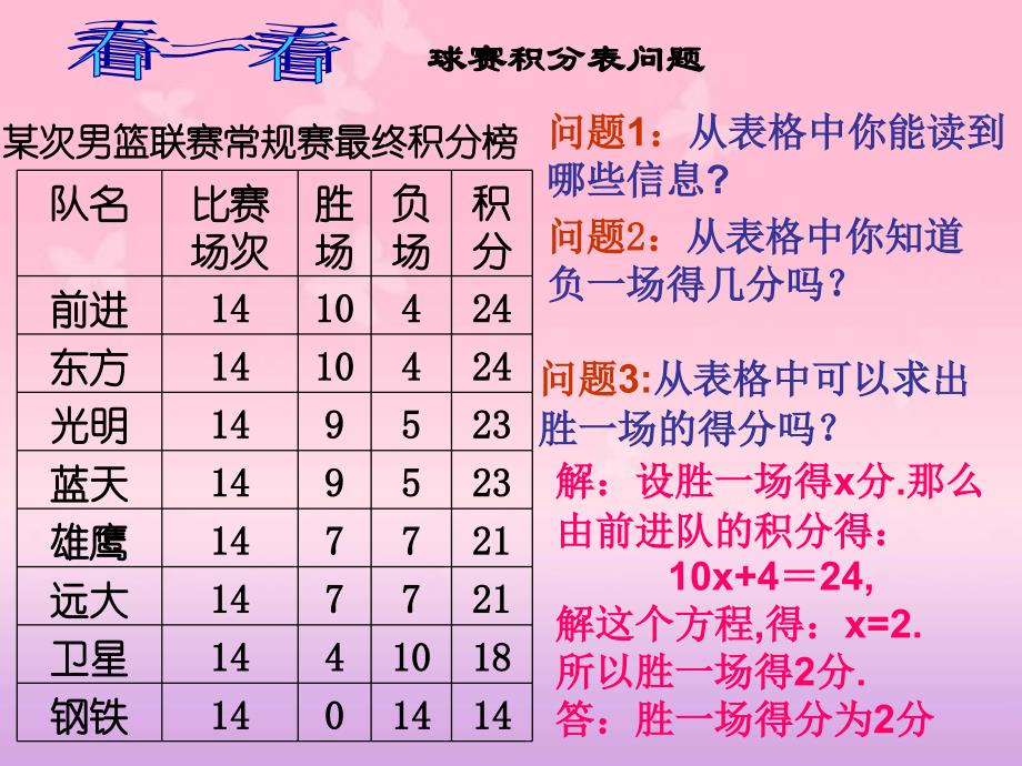 球赛各分问题－一元一次方程应用_第3页