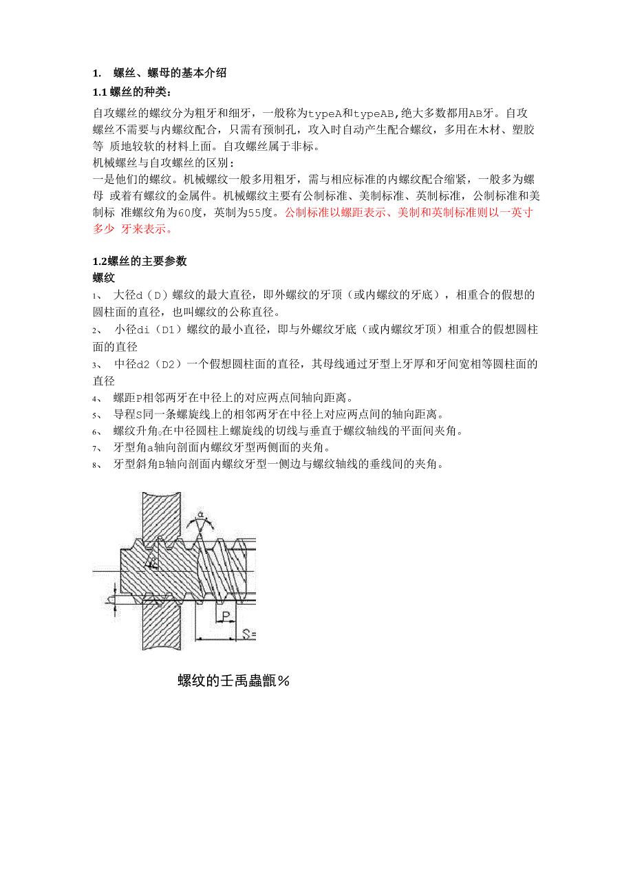 螺丝与螺母基本介绍及螺丝柱的设计要求_第1页