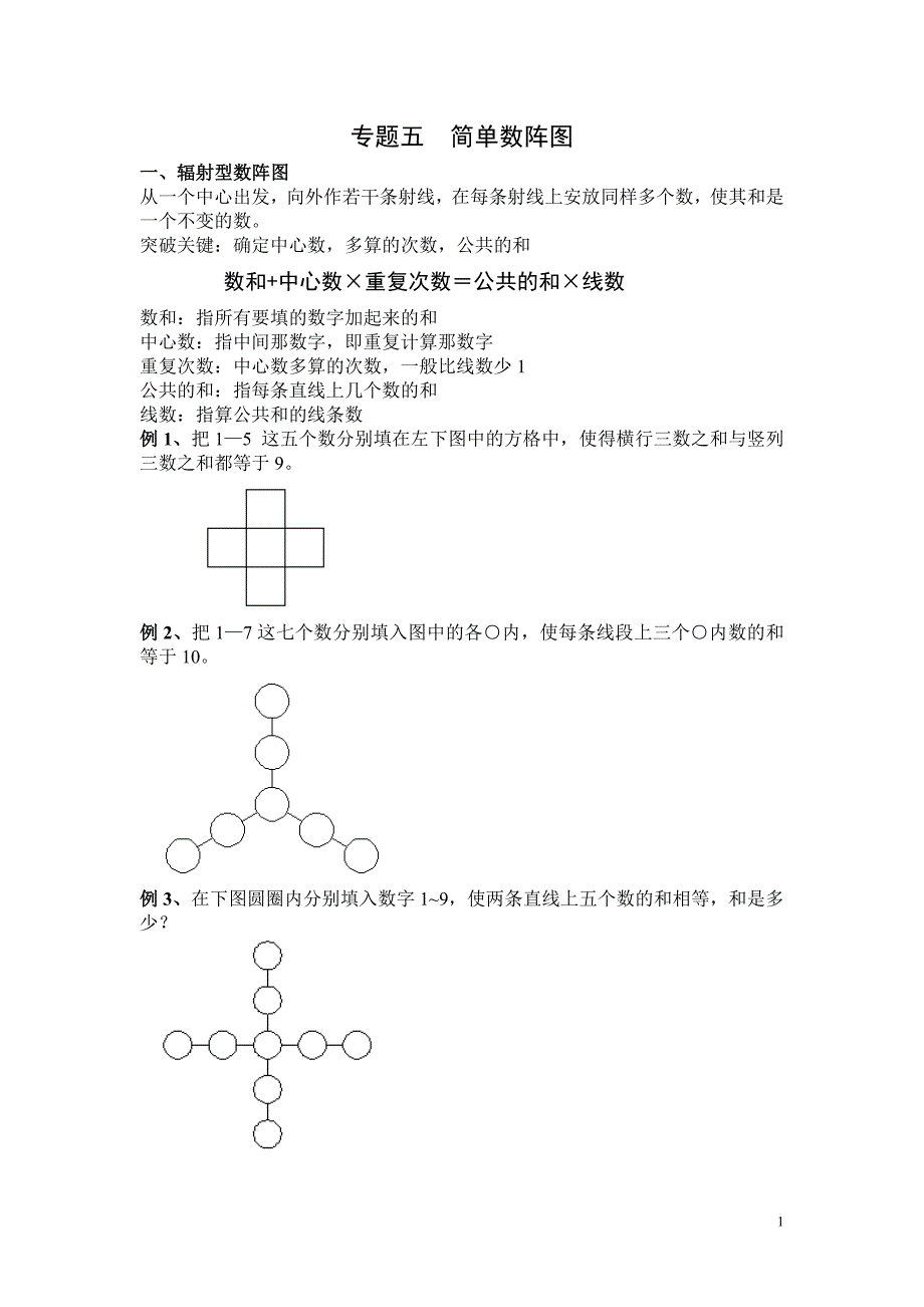 (完整版)二年级奥数数阵图.doc_第1页