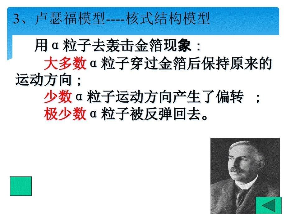 浙江省嵊州市城关中学八年级科学《1.3.1原子结构的模型》课件(2)_第5页