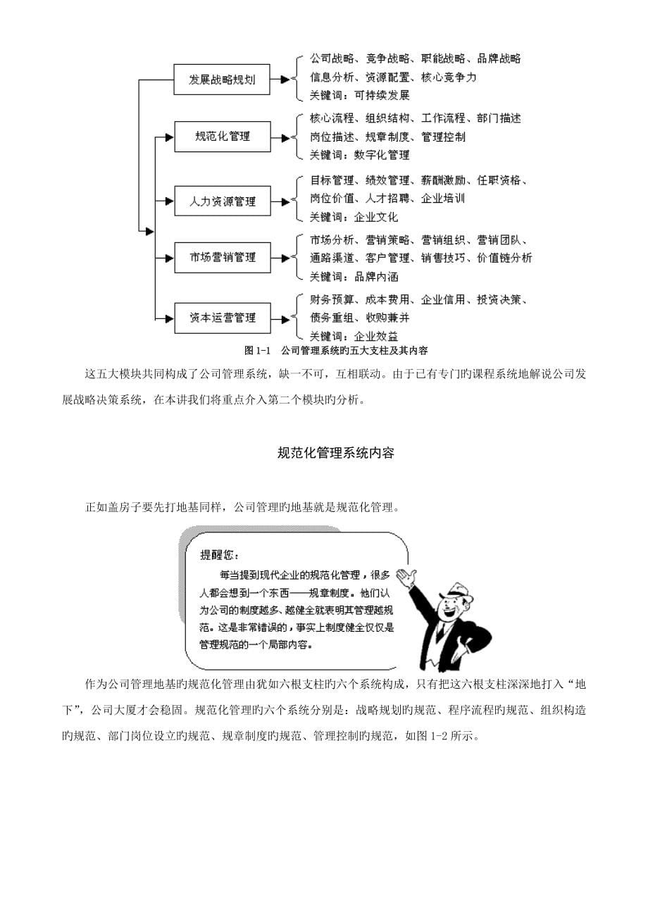 企业基础规范管理和具体实施专题方案_第5页