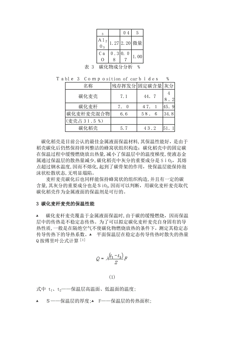 用碳化麦杆麦壳做金属液面保温剂的试验研究_第3页