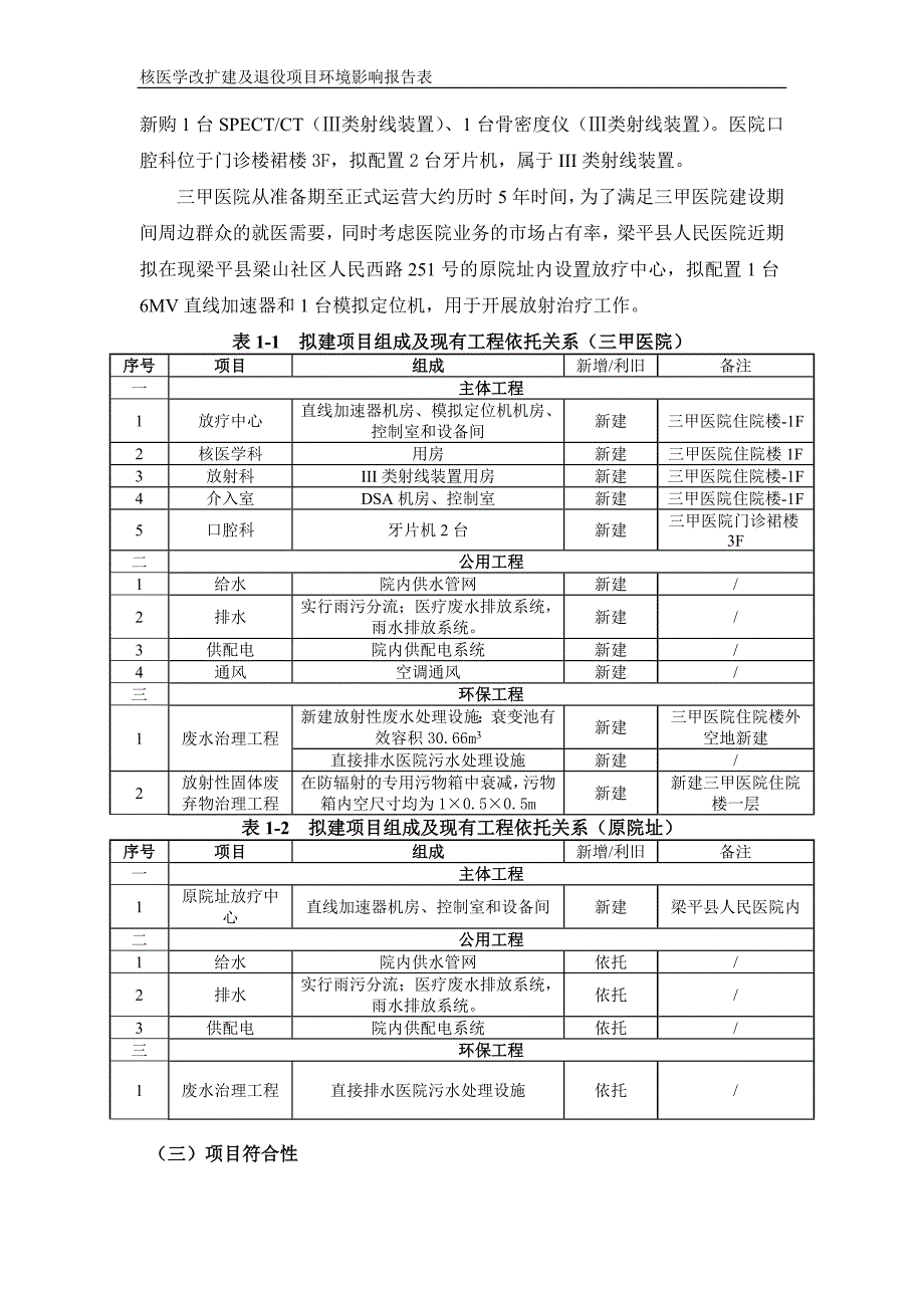 重庆梁平县人民医院加速器及放射核医学诊疗新建项目环境影响评价报告书.doc_第4页