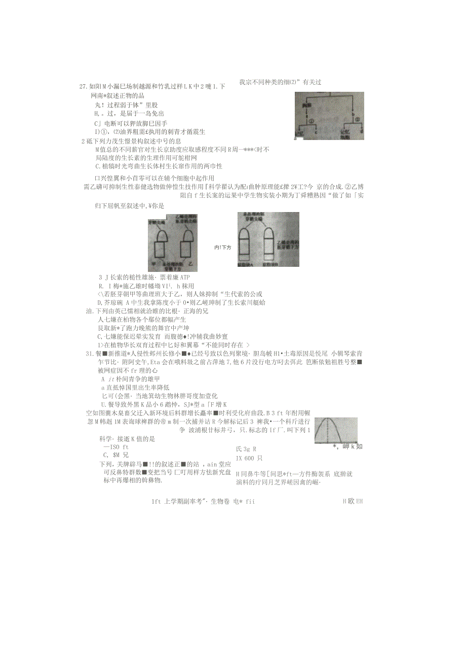 辽宁省阜新市蒙古族自治县二高2019-2020学年高二生物上学期期中试题_第4页