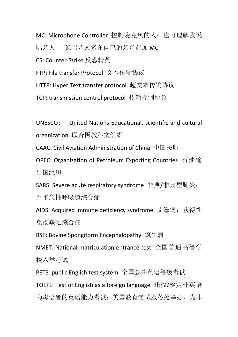 英语缩略语大全.doc_第4页