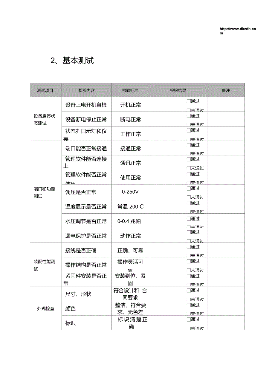 设备出厂检验报告_第3页