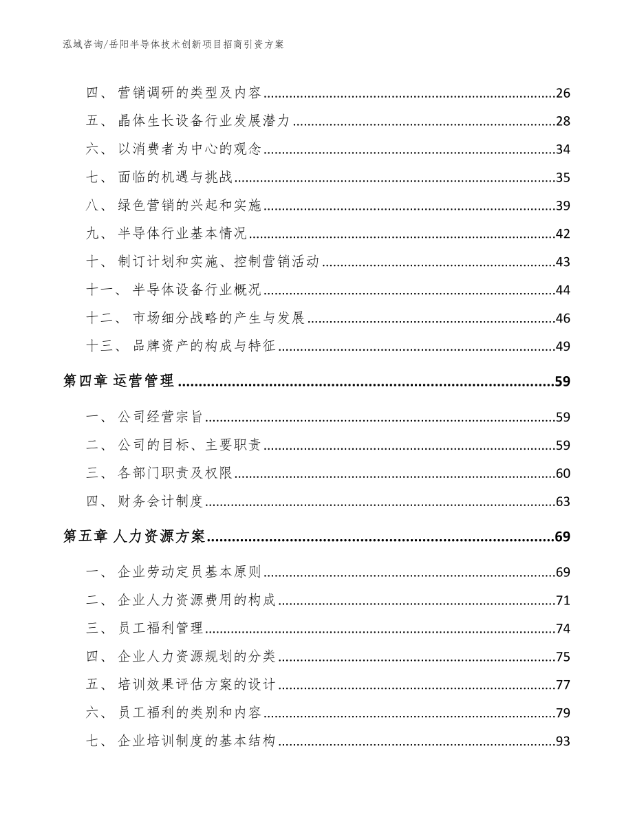 岳阳半导体技术创新项目招商引资方案模板范本_第3页