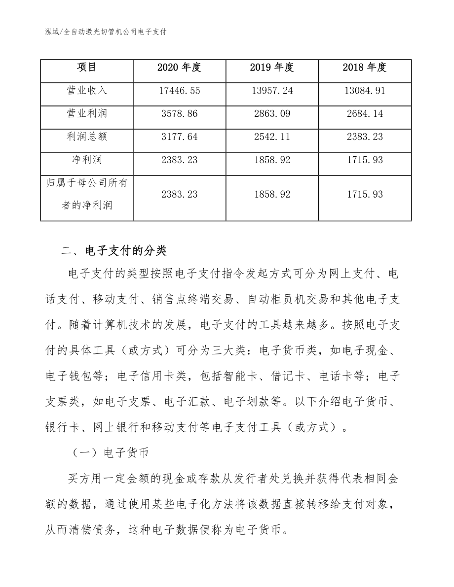 全自动激光切管机公司电子支付【范文】_第3页