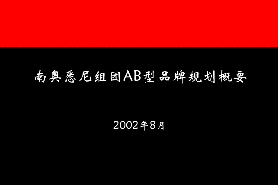 南奥品牌规划概要_第1页