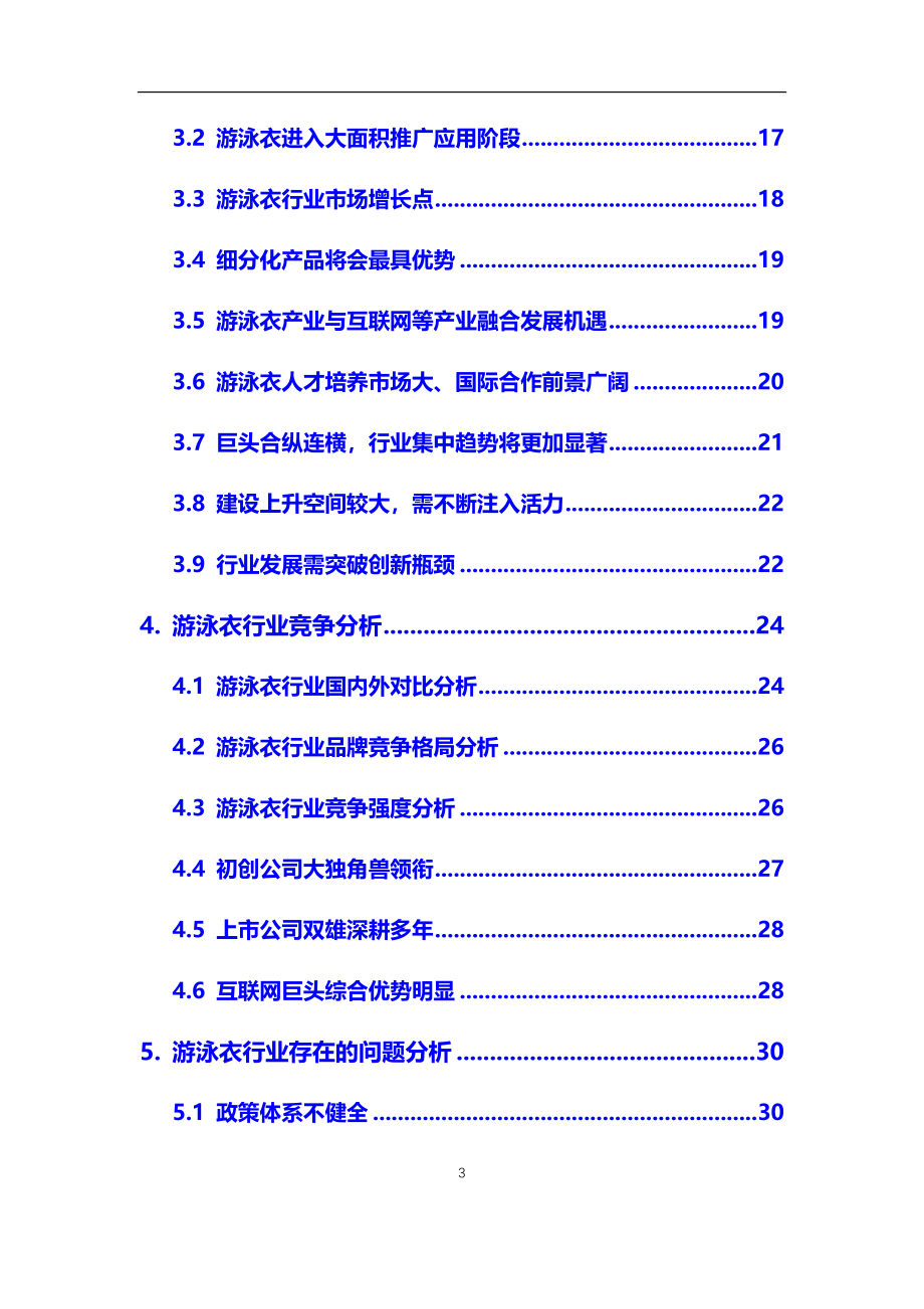 2020年游泳衣行业市场研究分析及前景预测报告_第3页