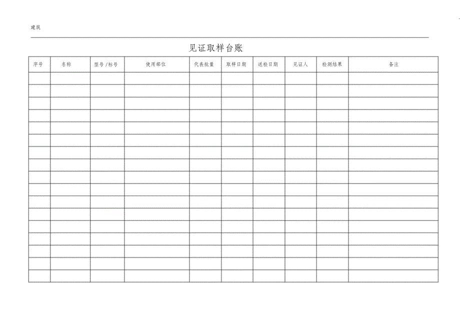 （完整版）监理台账表格_第5页