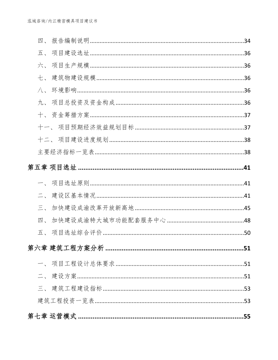 内江精密模具项目建议书模板范文_第3页