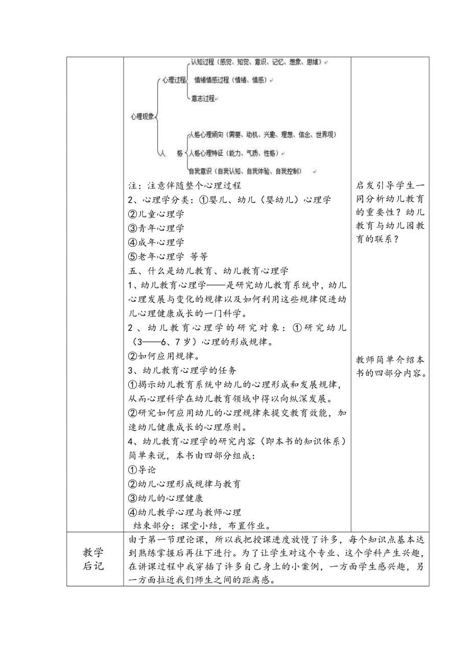 幼儿教育心理学教案1-6章教案.doc_第5页