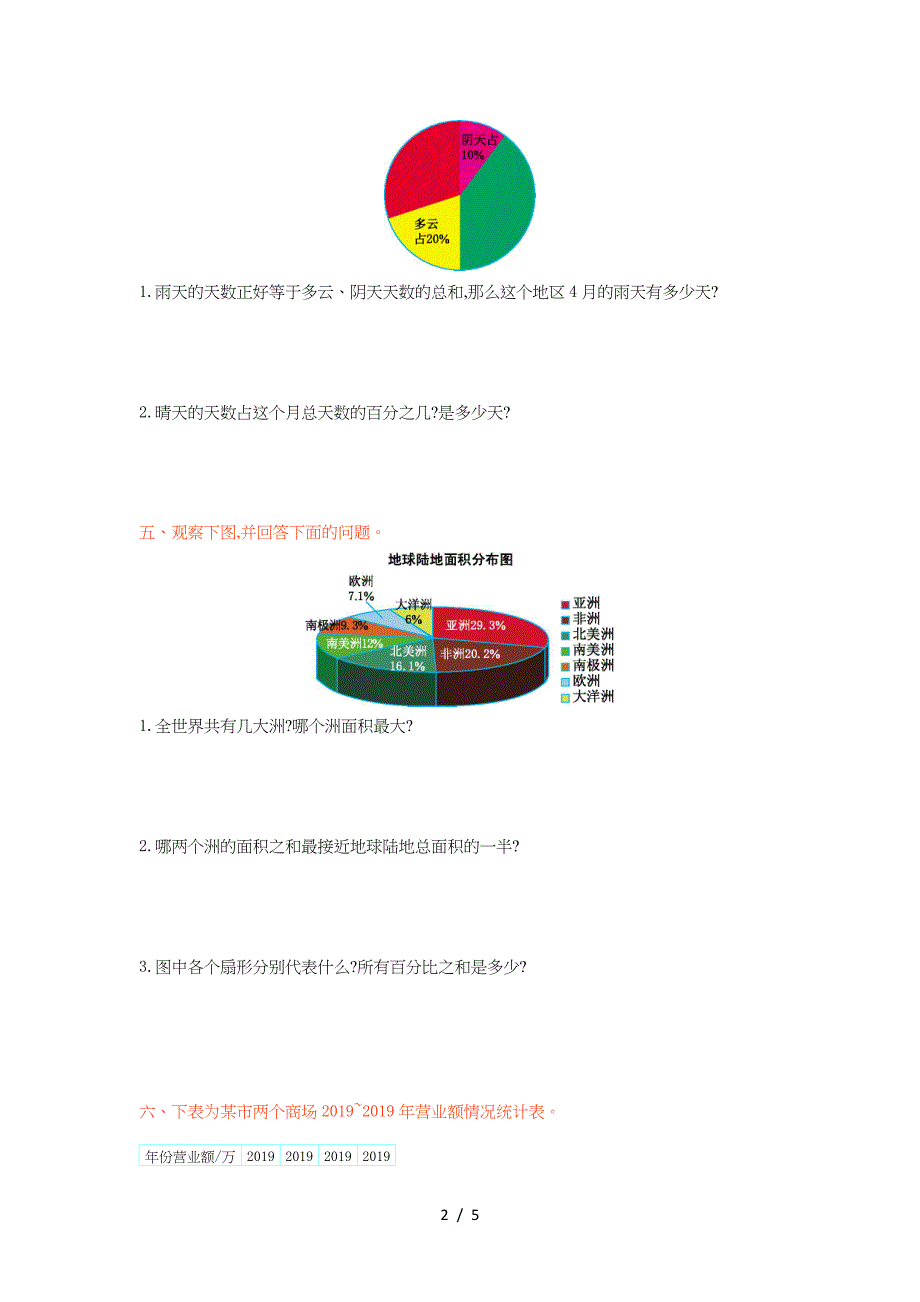 2019年北师大版六年级数学上册第五单元测试卷及答案.doc_第2页