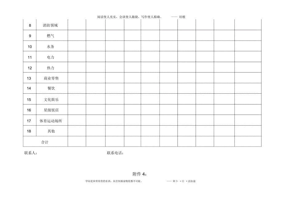 主管领导和信息报表报送联络员登记表_第5页