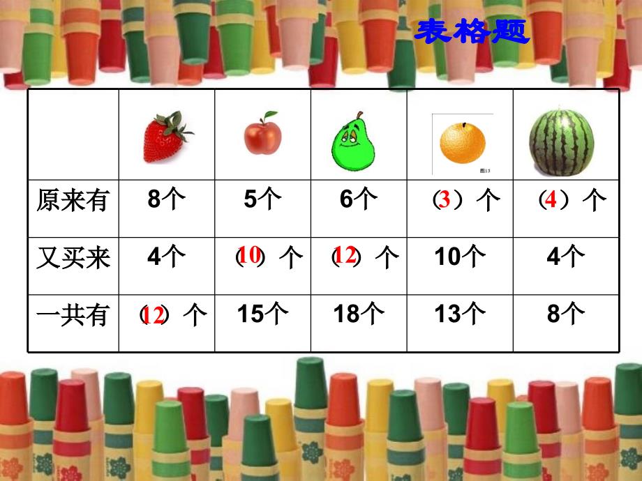 一年级数学解决问题练习课件_第4页