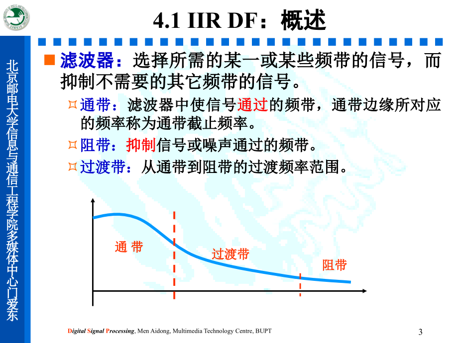 北京邮电大学《数字信号处理》门爱东-dsp04-iir数字滤波器设计和实现_第3页