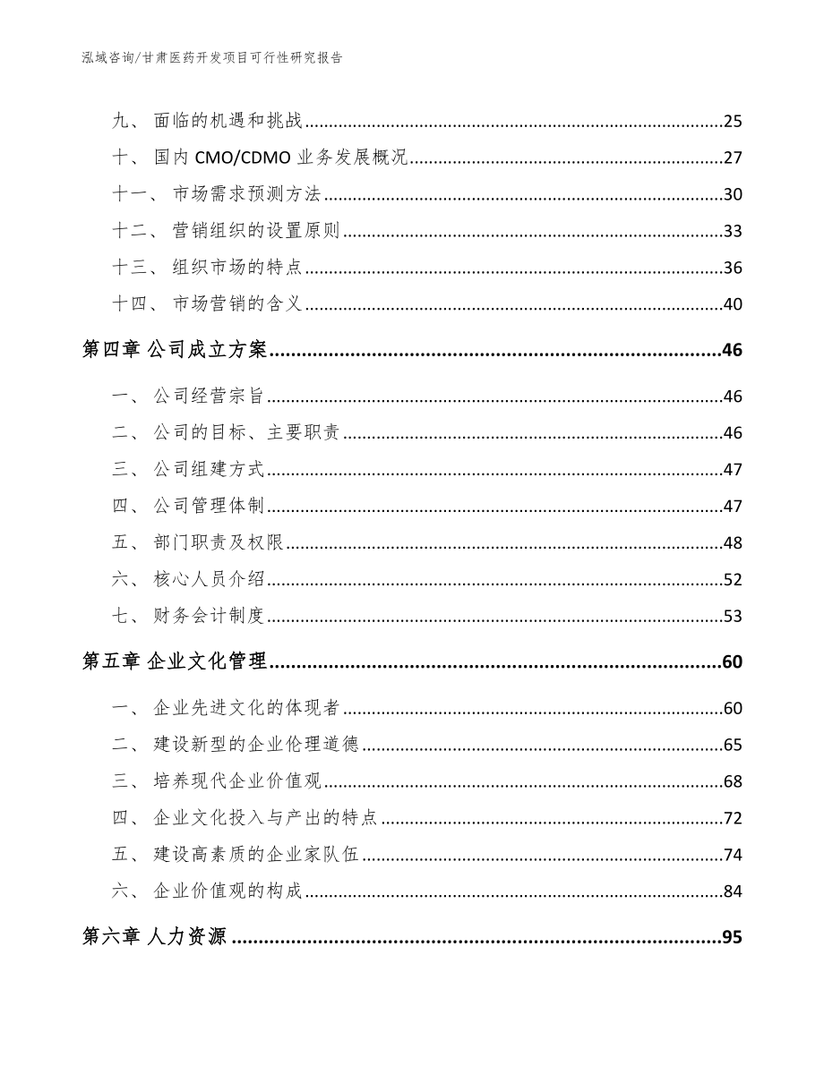 甘肃医药开发项目可行性研究报告_第2页