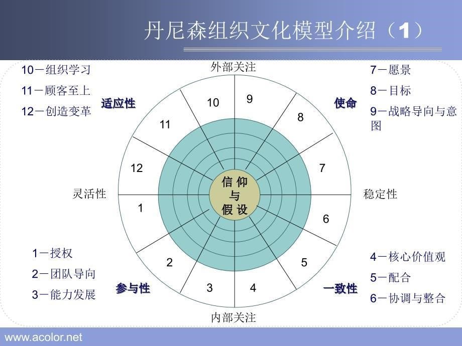 丹尼森组织文化模型企业文化诊断_第5页