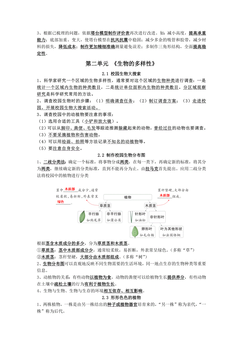 六年级下册科学知识点汇编_第3页