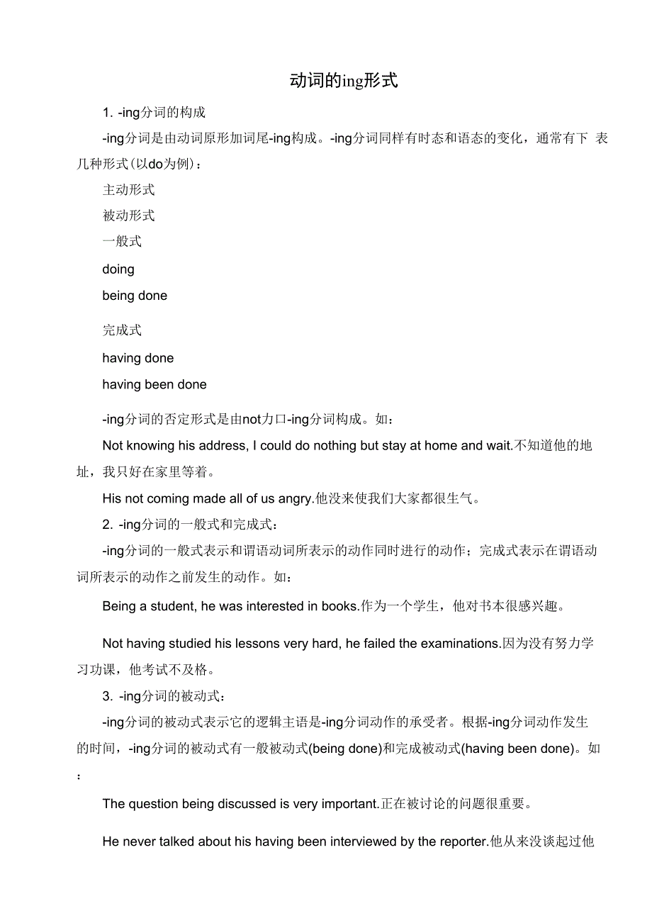 动词ing形式详解_第1页