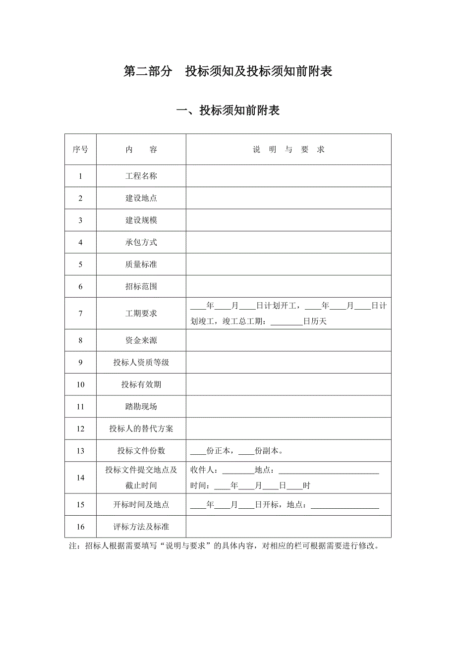 装饰工程劳务招标文件(直接套用).doc_第4页