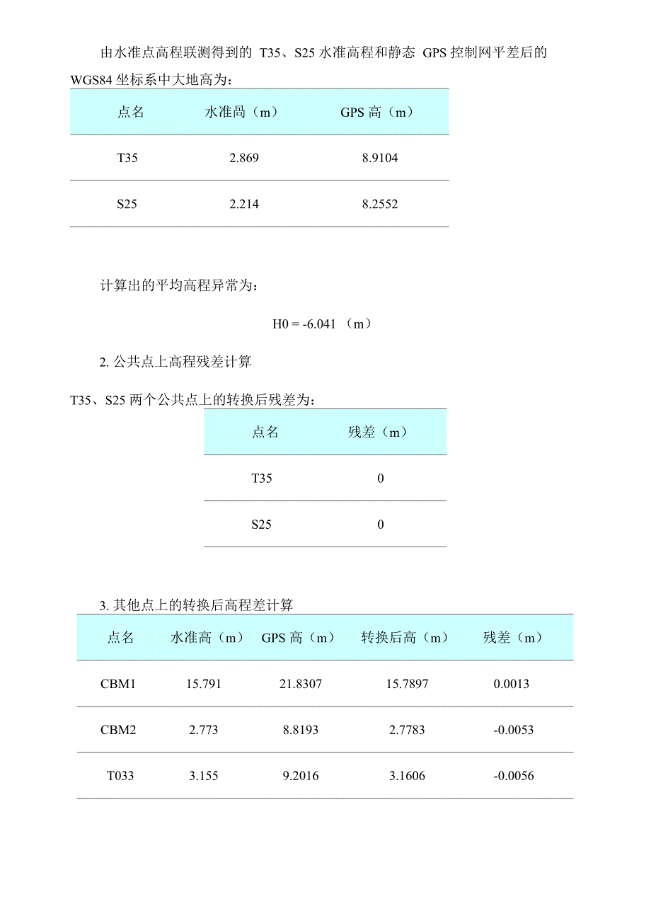 GPS控制网平面坐标转换参数解算方法及精度估计_第3页