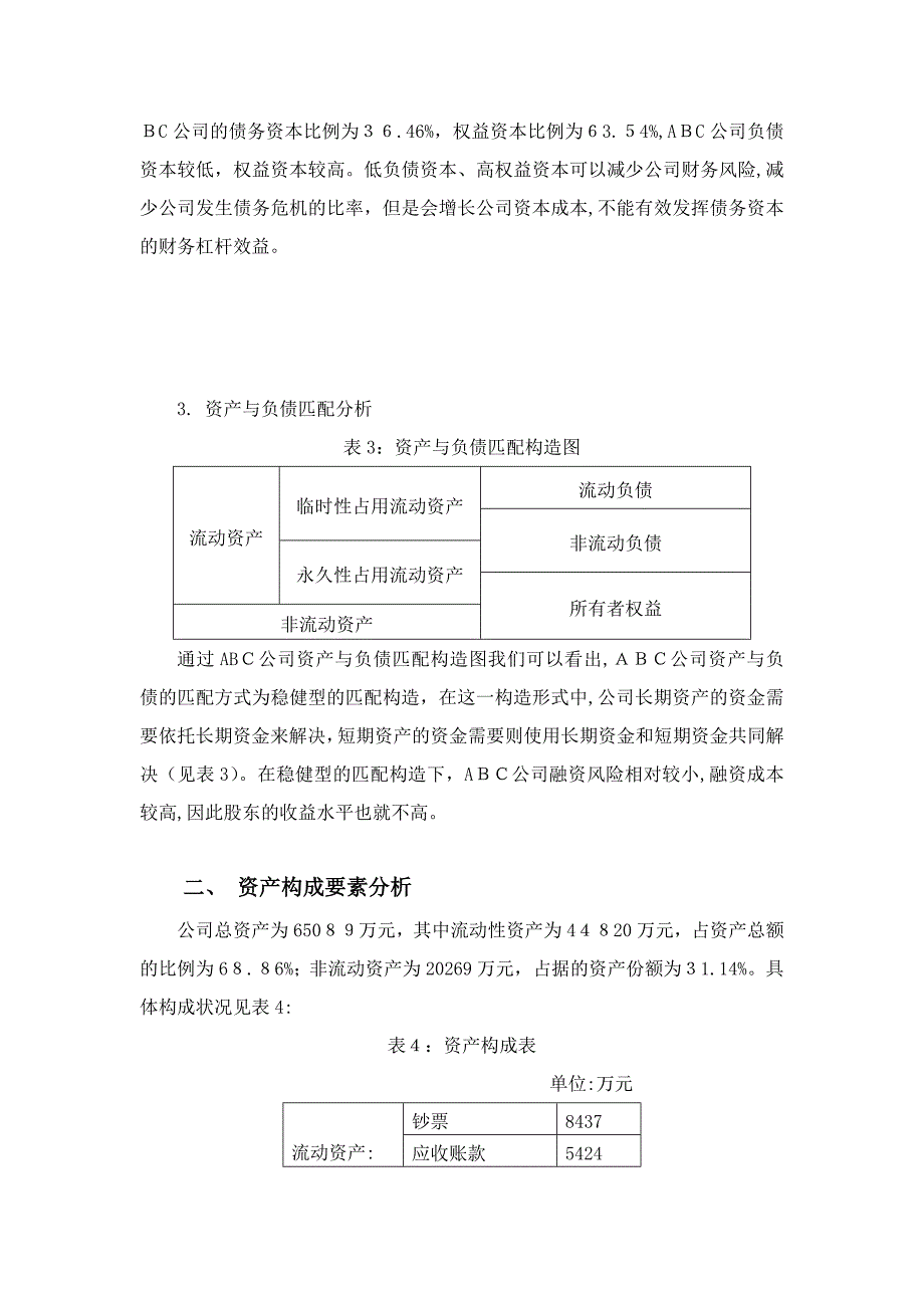 ABC公司资产负债表分析案例_第2页