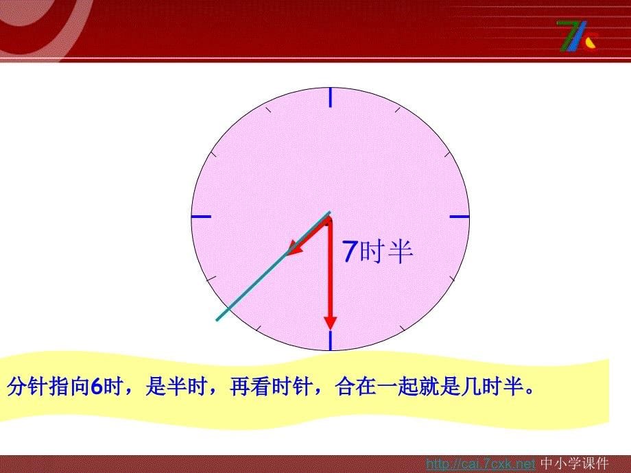 西师大版数学一下6认识钟表课件3_第5页