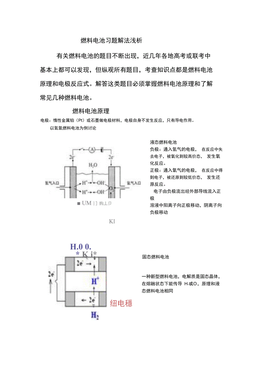 燃料电池习题_第1页