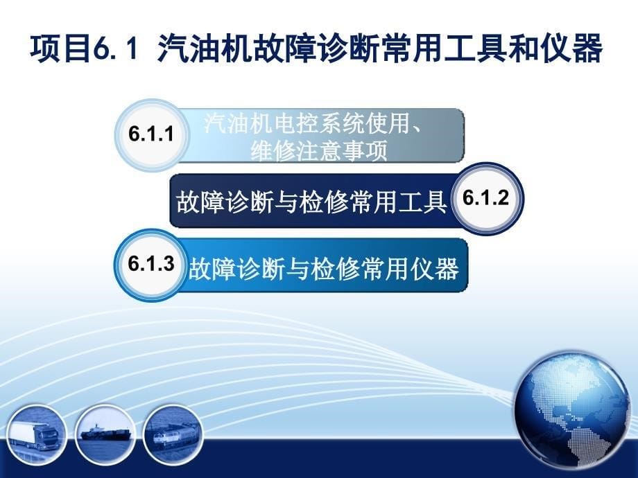 模块06汽油机电控系统常见故障诊断与检修汽车发动机电控系统结构检修教学课件_第5页