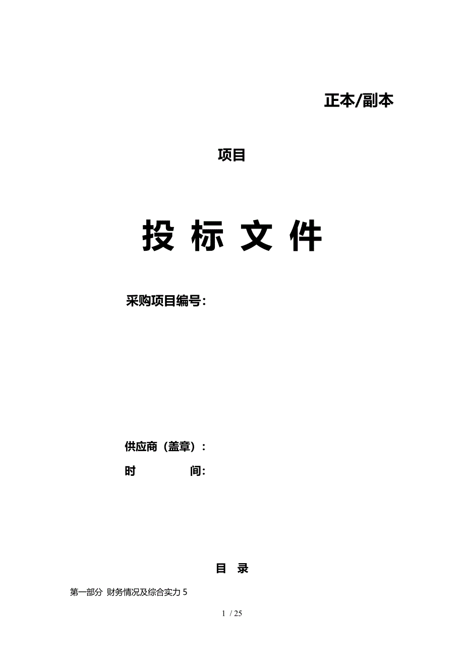 项目实施方案计划和财务综合实力_第1页