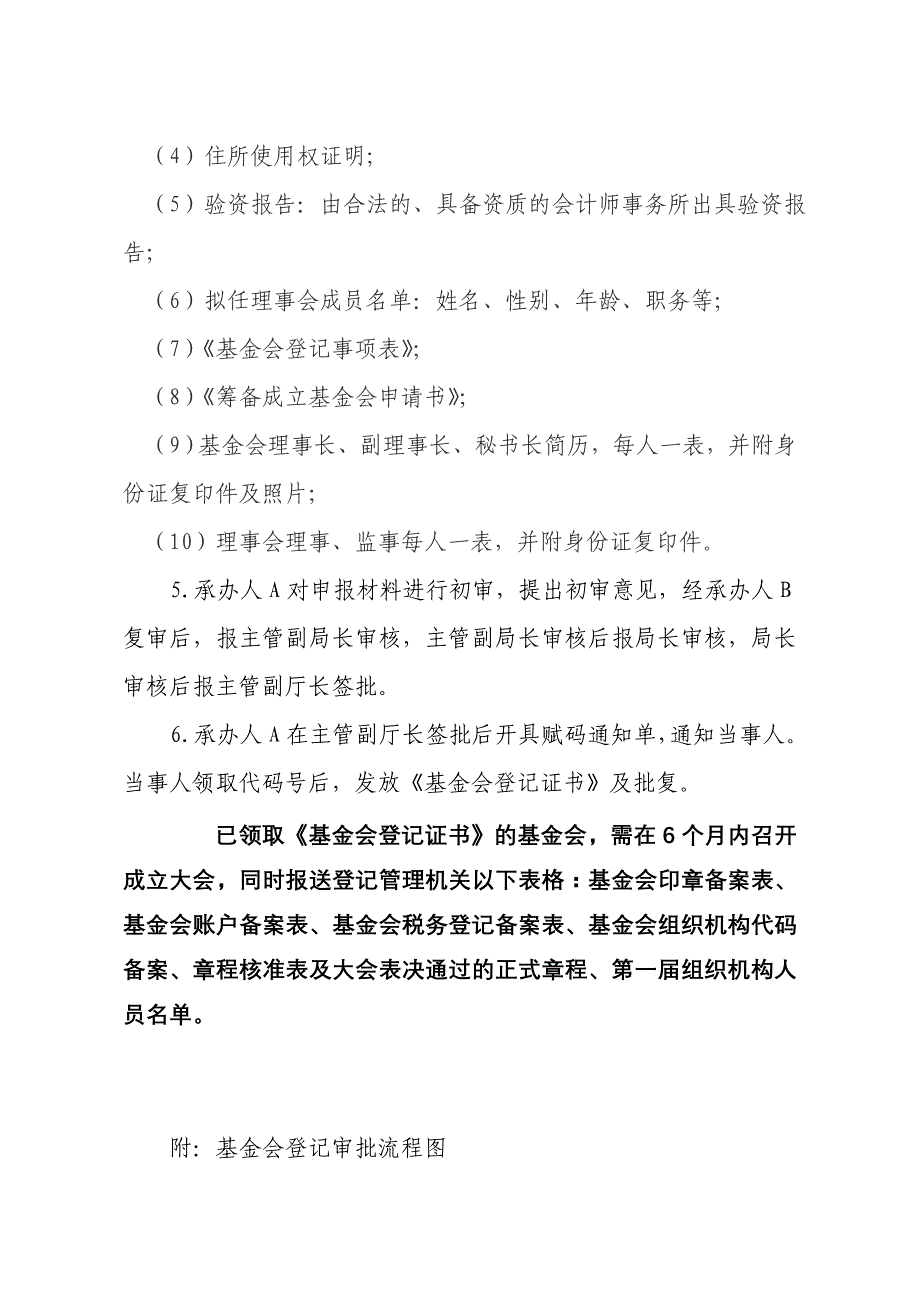 基金会成立登记办理流程.doc_第3页