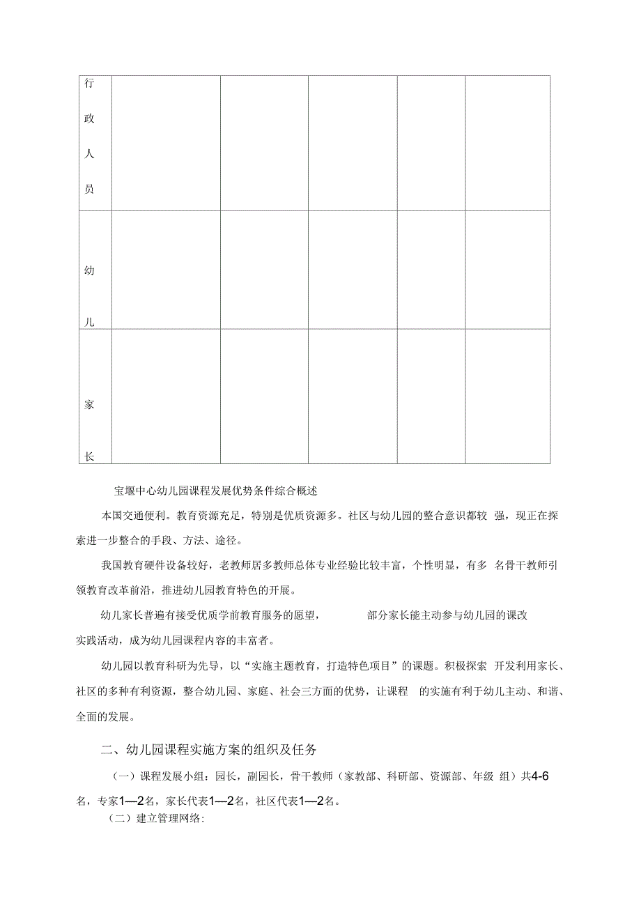 宝堰中心幼儿园课程实施方案_第3页